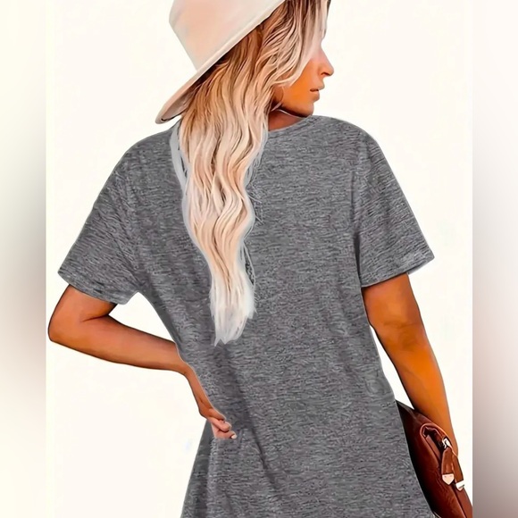 NEW T-Shirt, Writing “Smart” and donkey image, light gray, large, short sleeve - Picture 2 of 3